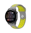 Watch 22mm Uyumlu Spor Delikli Kordon - Gri-yeşil Diğer