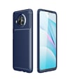 Xiaomi Mi 10t Lite Uyumlu Kılıf Auto Focus Karbon Kapak - Lacivert Belirtilmemiş