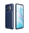 Xiaomi Mi 10t Lite Uyumlu Kılıf Auto Focus Karbon Kapak - Lacivert Belirtilmemiş