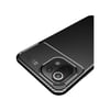 Xiaomi Mi 11 Lite Uyumlu Kılıf Auto Focus Karbon Kapak - Siyah Belirtilmemiş