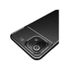 Xiaomi Mi 11 Lite Uyumlu Kılıf Auto Focus Karbon Kapak - Siyah Belirtilmemiş