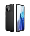 Xiaomi Mi 11 Lite Uyumlu Kılıf Auto Focus Karbon Kapak - Siyah Belirtilmemiş