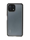 Xiaomi Mi 11 Lite Uyumlu Kılıf Miami Şeffaf Silikon - Siyah Belirtilmemiş