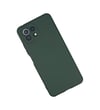 Xiaomi Mi 11 Lite Uyumlu Kılıf Nano İçi Kadife Silikon - Koyu Yeşil Belirtilmemiş