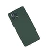 Xiaomi Mi 11 Lite Uyumlu Kılıf Nano İçi Kadife Silikon - Koyu Yeşil Belirtilmemiş