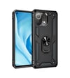 Xiaomi Mi 11 Lite Uyumlu Kılıf Sofya Yüzüklü Silikon Kapak - Siyah Belirtilmemiş