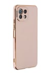 Xiaomi Mi 11 Lite Uyumlu Kılıf Volet Silikon - Pembe Belirtilmemiş