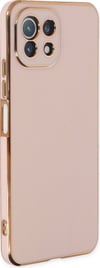 Xiaomi Mi 11 Lite Uyumlu Kılıf Volet Silikon - Pembe Belirtilmemiş