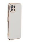 Xiaomi Mi 11 Lite Uyumlu Kılıf Volet Silikon - Beyaz Belirtilmemiş
