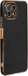 Xiaomi Mi 11 Lite Uyumlu Kılıf Volet Silikon - Siyah Belirtilmemiş