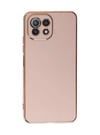 Xiaomi Mi 11 Lite Uyumlu Kılıf Volet Silikon - Pembe Belirtilmemiş