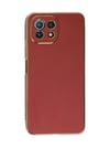 Xiaomi Mi 11 Lite Uyumlu Kılıf Volet Silikon - Kırmızı Belirtilmemiş
