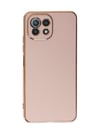Xiaomi Mi 11 Lite Uyumlu Kılıf Volet Silikon - Pembe Belirtilmemiş