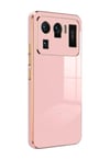 Xiaomi Mi 11 Ultra Uyumlu Kılıf Volet Silikon - Pembe Belirtilmemiş