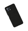 Xiaomi Mi 11 Uyumlu Kılıf Kelvin Kartvizitli Silikon - Siyah Belirtilmemiş