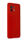 Xiaomi Mi 11 Uyumlu Kılıf Nano İçi Kadife Silikon - Kırmızı Belirtilmemiş