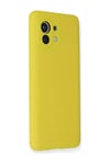 Xiaomi Mi 11 Uyumlu Kılıf Nano İçi Kadife Silikon - Sarı Belirtilmemiş