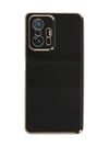 Xiaomi Mi 11t Pro Uyumlu Kılıf Volet Silikon - Siyah Belirtilmemiş