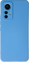 Xiaomi Mi 12 Lite Uyumlu Kılıf Nano İçi Kadife Silikon - Mavi Belirtilmemiş