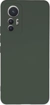Xiaomi Mi 12 Lite Uyumlu Kılıf Nano İçi Kadife Silikon - Koyu Yeşil Belirtilmemiş