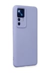 Xiaomi Mi 12t Pro Uyumlu Kılıf Nano İçi Kadife Silikon - Lila Belirtilmemiş