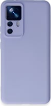 Xiaomi Mi 12t Pro Uyumlu Kılıf Nano İçi Kadife Silikon - Lila Belirtilmemiş