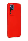 Xiaomi Mi 12t Pro Uyumlu Kılıf Nano İçi Kadife Silikon - Kırmızı Belirtilmemiş