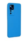 Xiaomi Mi 12t Pro Uyumlu Kılıf Nano İçi Kadife Silikon - Mavi Belirtilmemiş