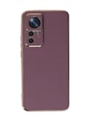 Xiaomi Mi 12t Pro Uyumlu Kılıf Volet Silikon - Mor Belirtilmemiş