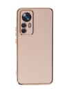 Xiaomi Mi 12t Pro Uyumlu Kılıf Volet Silikon - Pembe Belirtilmemiş