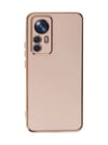 Xiaomi Mi 12t Pro Uyumlu Kılıf Volet Silikon - Pembe Belirtilmemiş