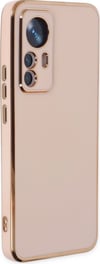 Xiaomi Mi 12t Pro Uyumlu Kılıf Volet Silikon - Pembe Belirtilmemiş