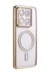 Xiaomi Mi 14t Pro Uyumlu Joke Simli Magneticsafe Kılıf - Gold Belirtilmemiş