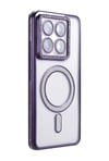 Xiaomi Mi 14t Pro Uyumlu Joke Simli Magneticsafe Kılıf - Derin Mor Belirtilmemiş
