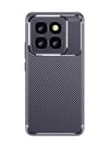 Xiaomi Mi 14t Pro Uyumlu Kılıf Auto Focus Karbon Kapak - Lacivert Belirtilmemiş