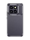 Xiaomi Mi 14t Pro Uyumlu Kılıf Auto Focus Karbon Kapak - Lacivert Belirtilmemiş