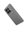 Xiaomi Mi 14t Uyumlu Kılıf Auto Focus Karbon Kapak - Gri Belirtilmemiş