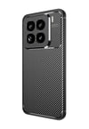 Xiaomi Mi 15 Pro Uyumlu Kılıf Auto Focus Karbon Kapak - Siyah Belirtilmemiş