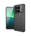 Xiaomi Mi 15 Pro Uyumlu Kılıf Auto Focus Karbon Kapak - Siyah Belirtilmemiş