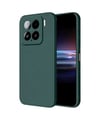 Xiaomi Mi 15 Pro Uyumlu Kılıf Nano İçi Kadife Silikon - Koyu Yeşil Belirtilmemiş