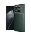 Xiaomi Mi 15t Pro Uyumlu Auto Focus Karbon Kapak - Koyu Yeşil Belirtilmemiş