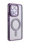 Xiaomi Mi 15t Pro Uyumlu Joke Simli Magneticsafe Kılıf - Derin Mor Belirtilmemiş