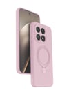Xiaomi Mi 15t Uyumlu Regal Magsafe Standlı Kapak - Açık Pembe Belirtilmemiş