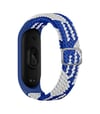 Xiaomi Mi Band 4 Uyumlu Star Kordon - Mavi-beyaz Diğer