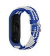 Xiaomi Mi Band 6 Uyumlu Star Kordon - Mavi-beyaz Diğer