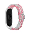 Xiaomi Mi Band 6 Uyumlu Star Kordon - Pembe-beyaz -
