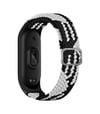 Xiaomi Mi Band 6 Uyumlu Star Kordon - Siyah-beyaz -
