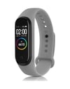 Xiaomi Mi Band 7 Uyumlu Klasik Kordon - Açık Gri -