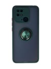 Xiaomi Poco C40 Uyumlu Kılıf Montreal Yüzüklü Silikon Kapak - Yeşil Belirtilmemiş