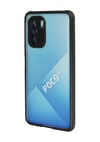 Xiaomi Poco F3 Uyumlu Kılıf Miami Şeffaf Silikon - Siyah Belirtilmemiş